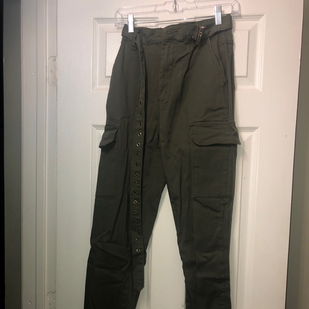 Green Baggy Pants